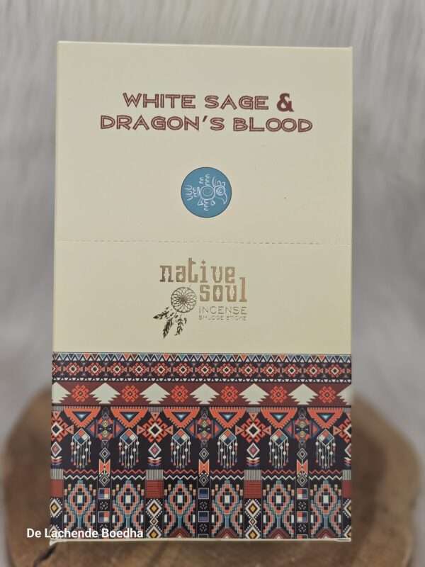 White sage & dragon's blood (volle doos met 12 pakjes)