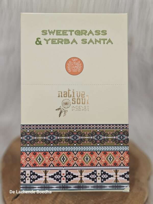 sweet grass & yerba santa (volle doos met 12 pakjes)