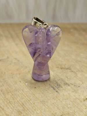 Amethist engel hanger