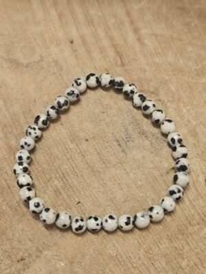 Dalmatier jaspis kinderarmband