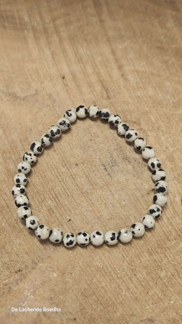 Dalmatier jaspis kinderarmband