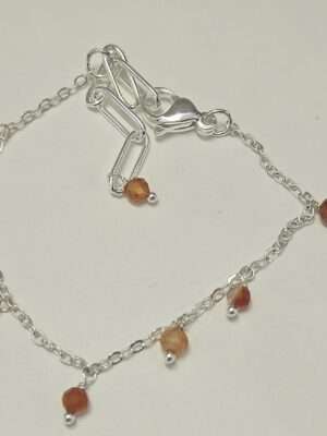 Armband chained Carneool