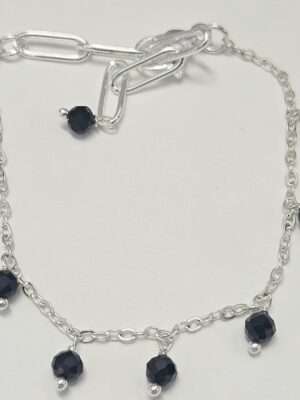Armband chained Onyx