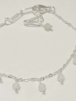 Armband chained Maansteen