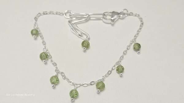 Armband chained Peridot