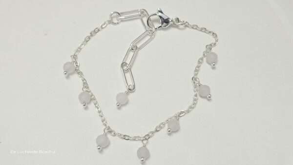 Armband chained Rozenkwarts