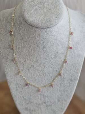 Ketting Rubeliet gold plated