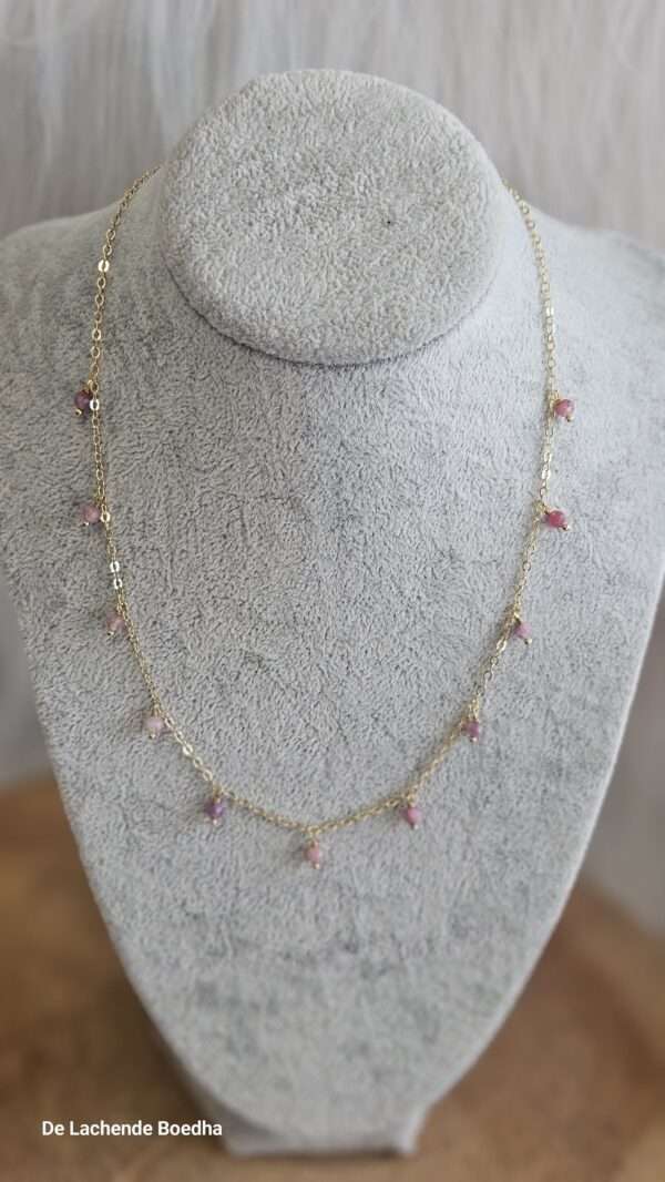 Ketting Rubeliet gold plated