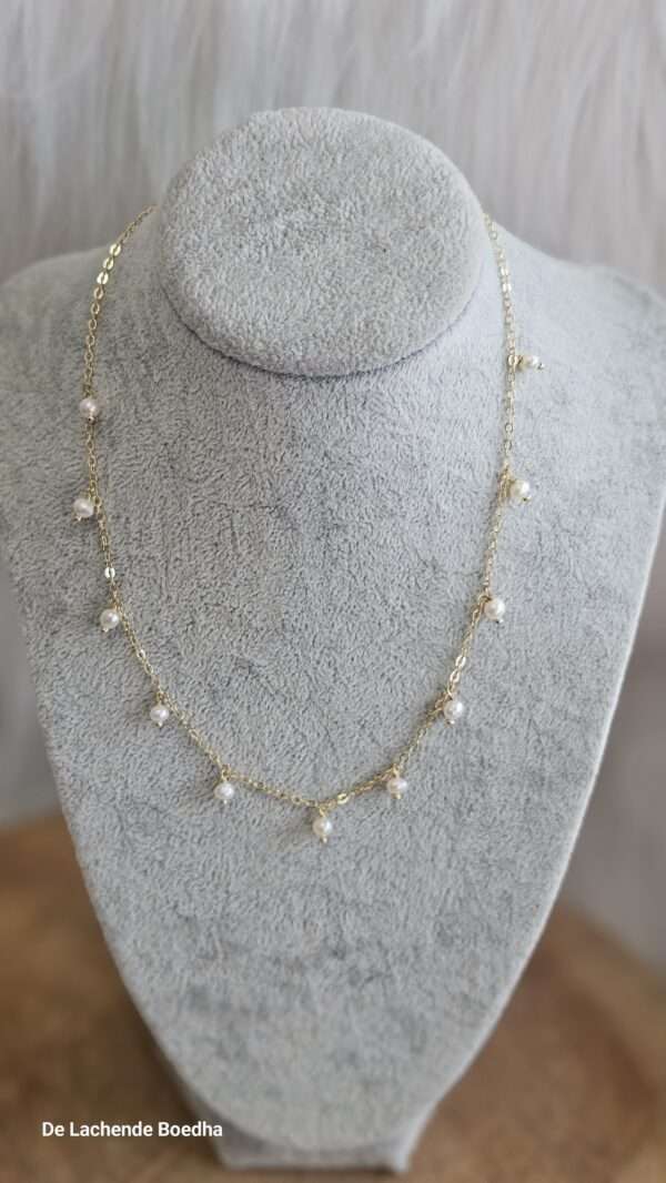 Ketting parel gold plated