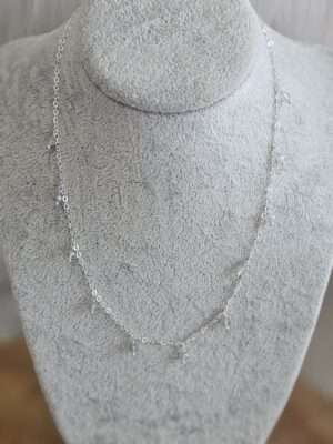 ketting labradoriet palladium plated