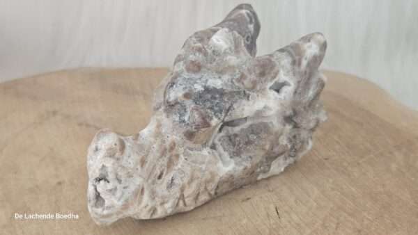 Chalcedoon met kwarts draak