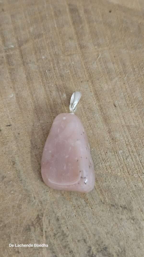 Roze andes opaal hanger - Afbeelding 2