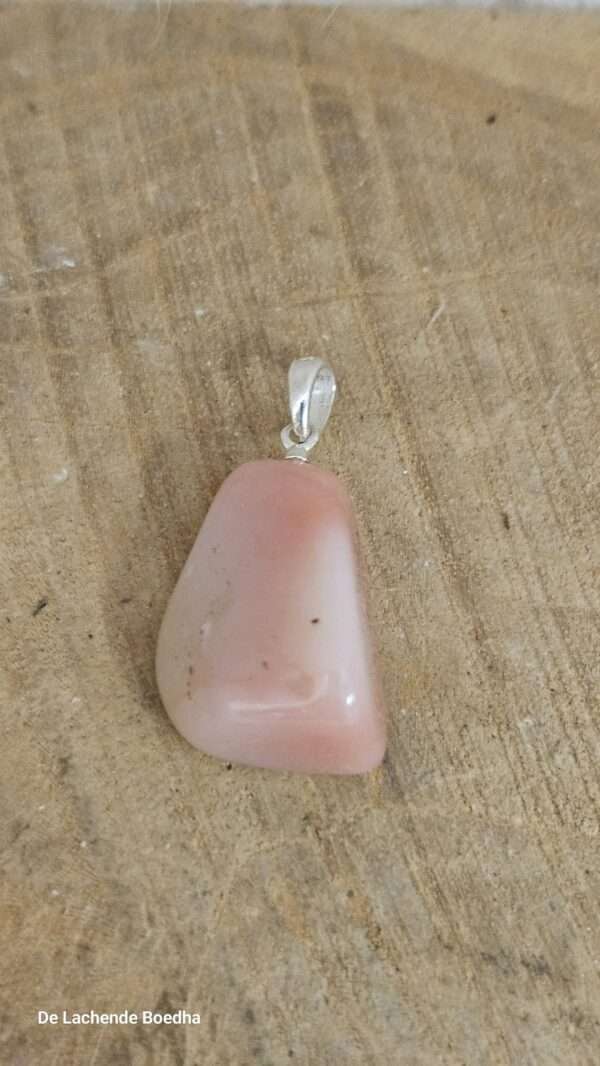 Roze andes opaal hanger