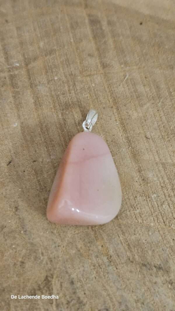Roze andes opaal hanger - Afbeelding 2