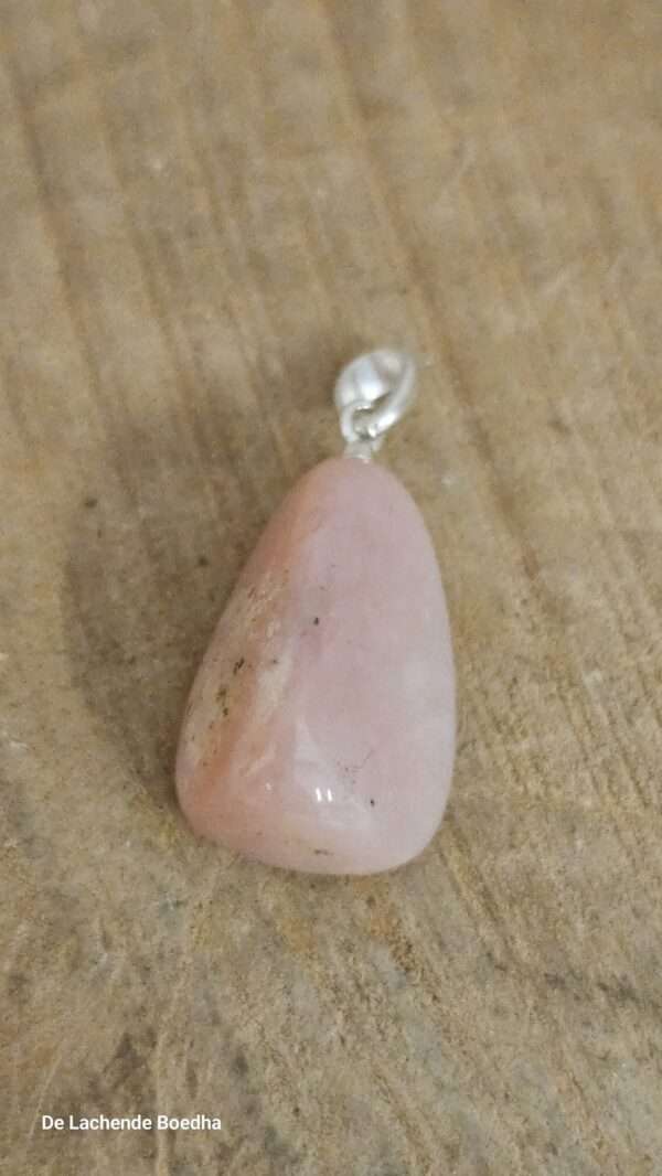 Roze andes opaal hanger