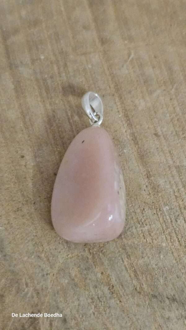 Roze andes opaal hanger - Afbeelding 2
