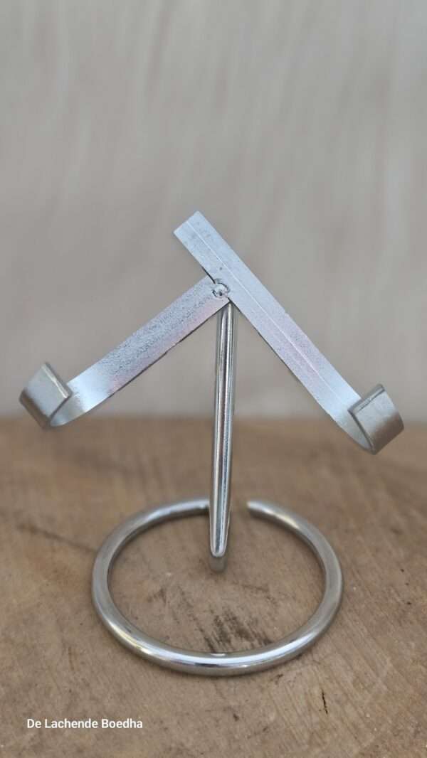 Metalen standaard voor hart