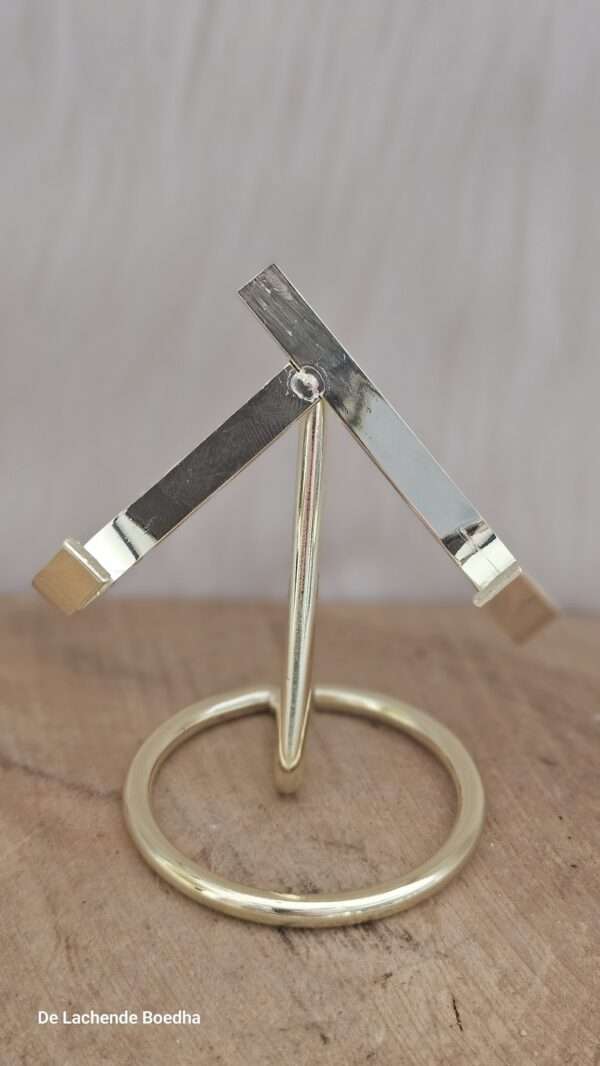 Metalen standaard voor hart