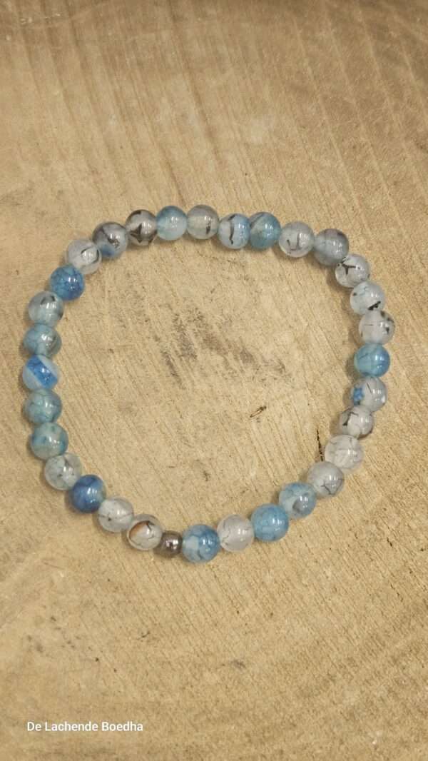 Dragon veine agaat armband