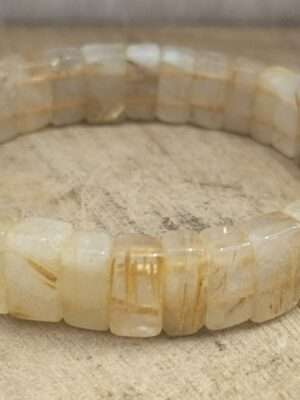 Goud Rutielkwarts armband