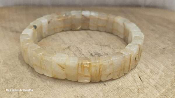 Goud Rutielkwarts armband
