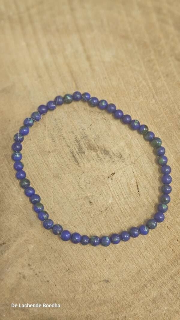 Azuriet met malachiet armband