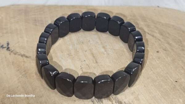 Regenboog obsidiaan armband - Afbeelding 2