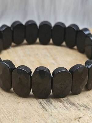 Zwarte toermalijn armband