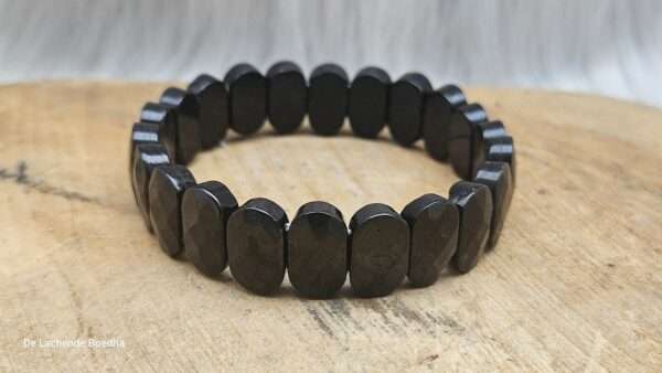 Zwarte toermalijn armband