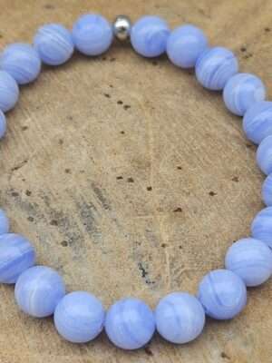 Blue lace agaat armband