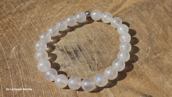 Roze aurakwarts armband