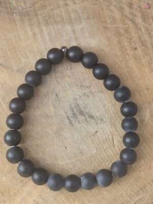 Onyx mat armband