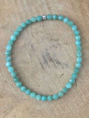Amazoniet facet armband