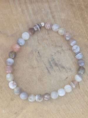 Botswana agaat facet armband