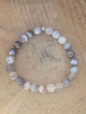 Botswana agaat facet armband