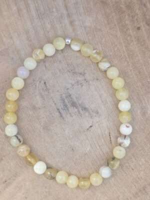 Opaal geel armband