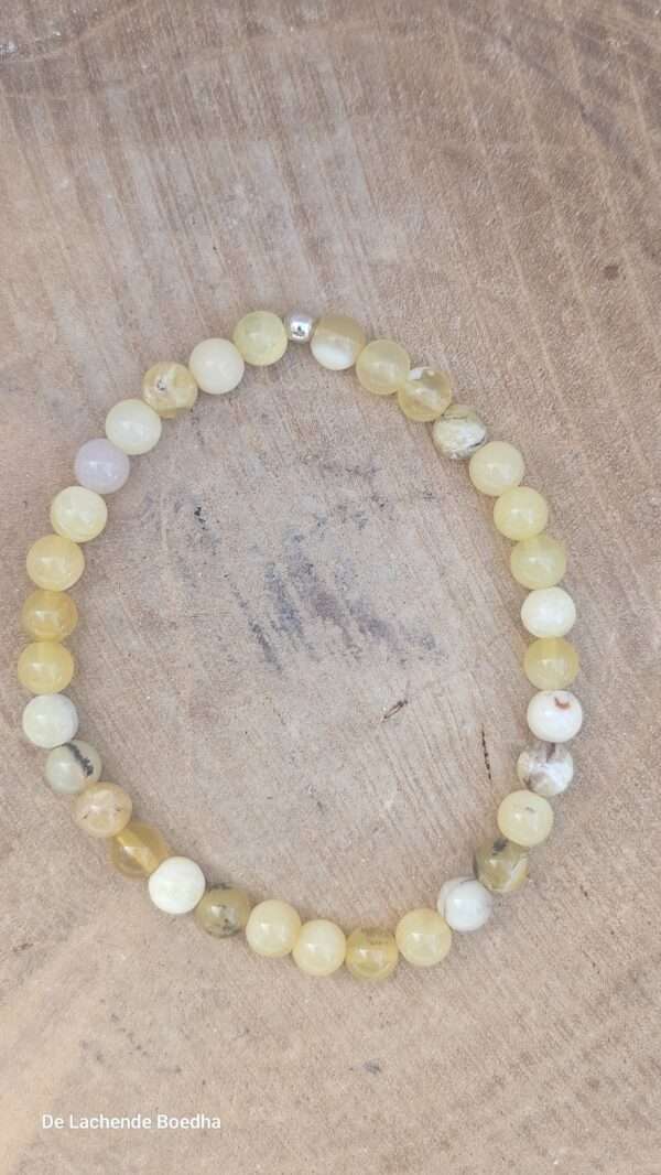 Opaal geel armband
