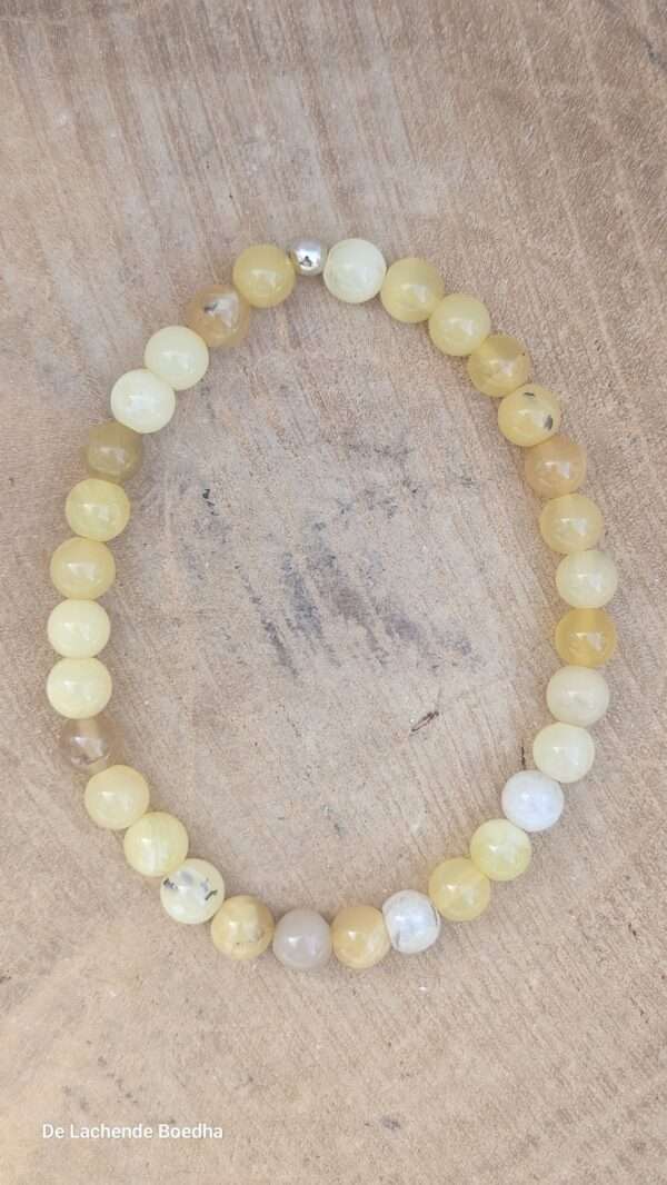 Opaal geel armband
