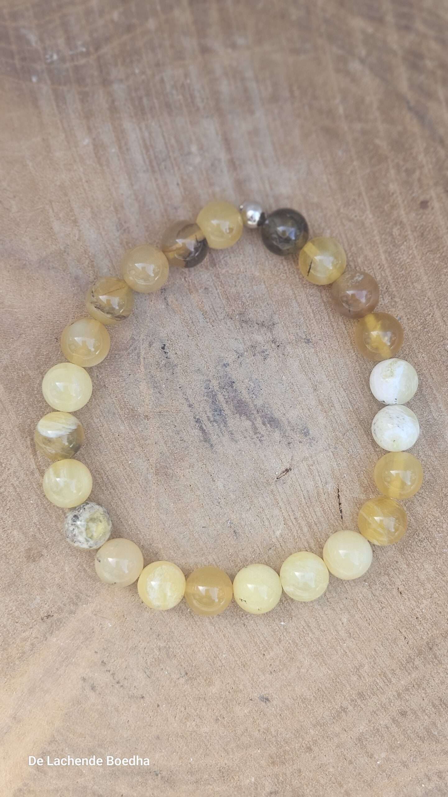Opaal geel armband