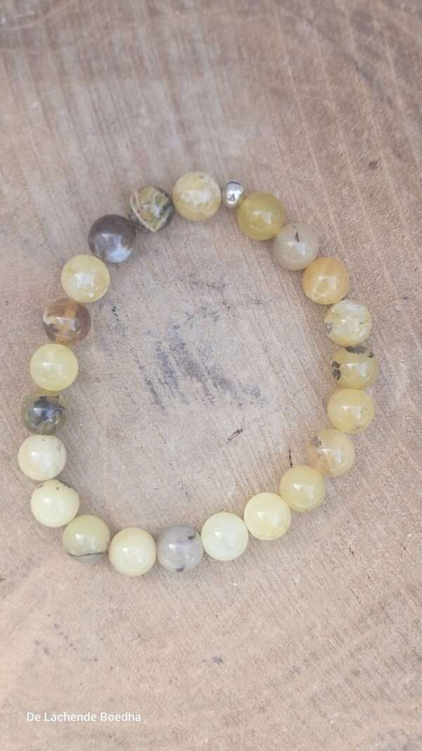 Opaal geel armband