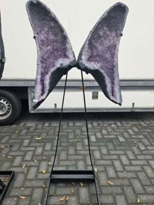 Amethist vlinder op standaard