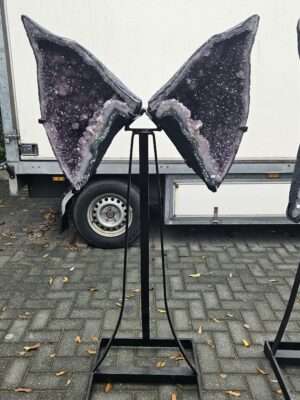 Amethist vlinder op standaard