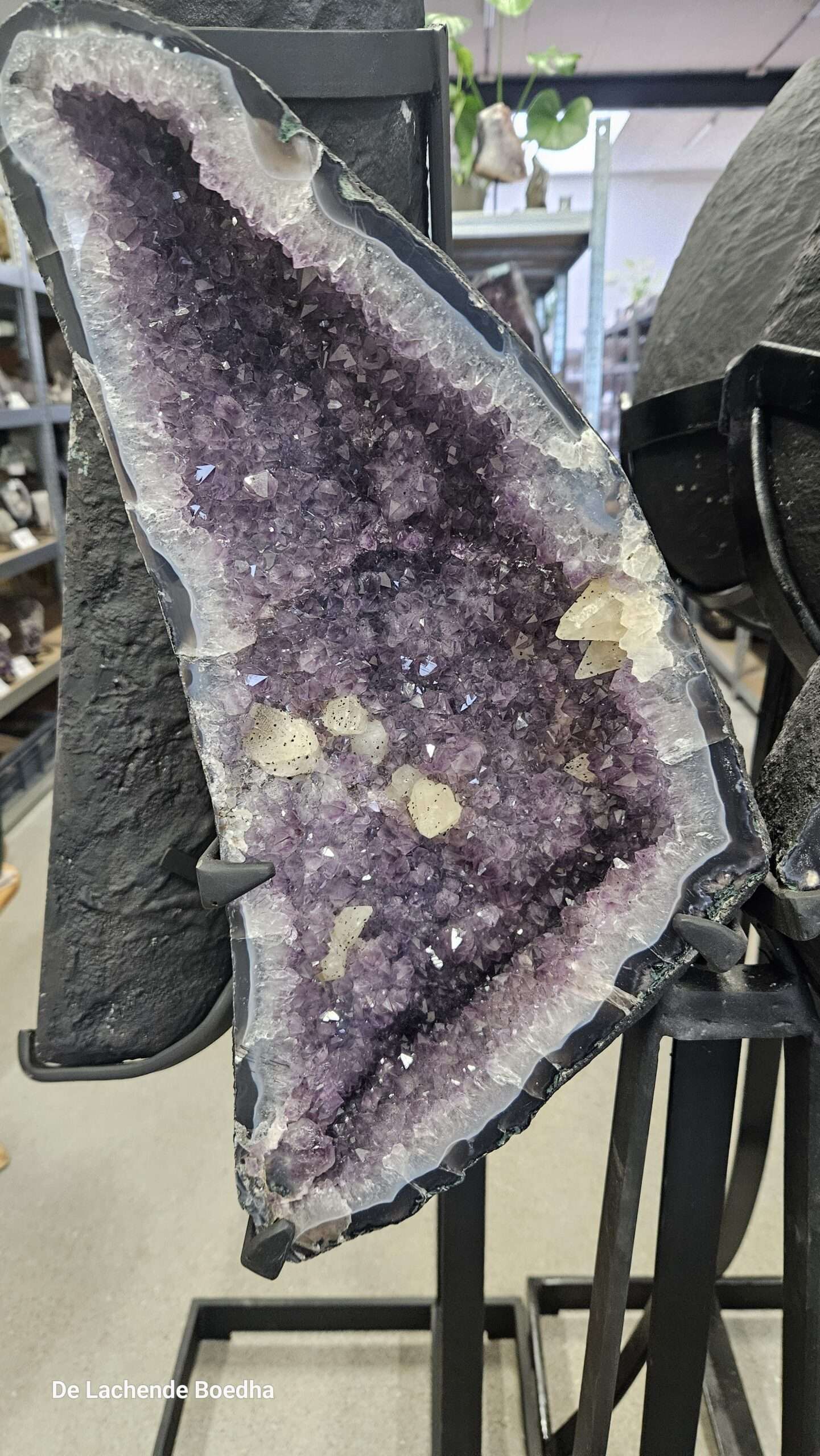 Amethist vlinder op standaard - Afbeelding 4