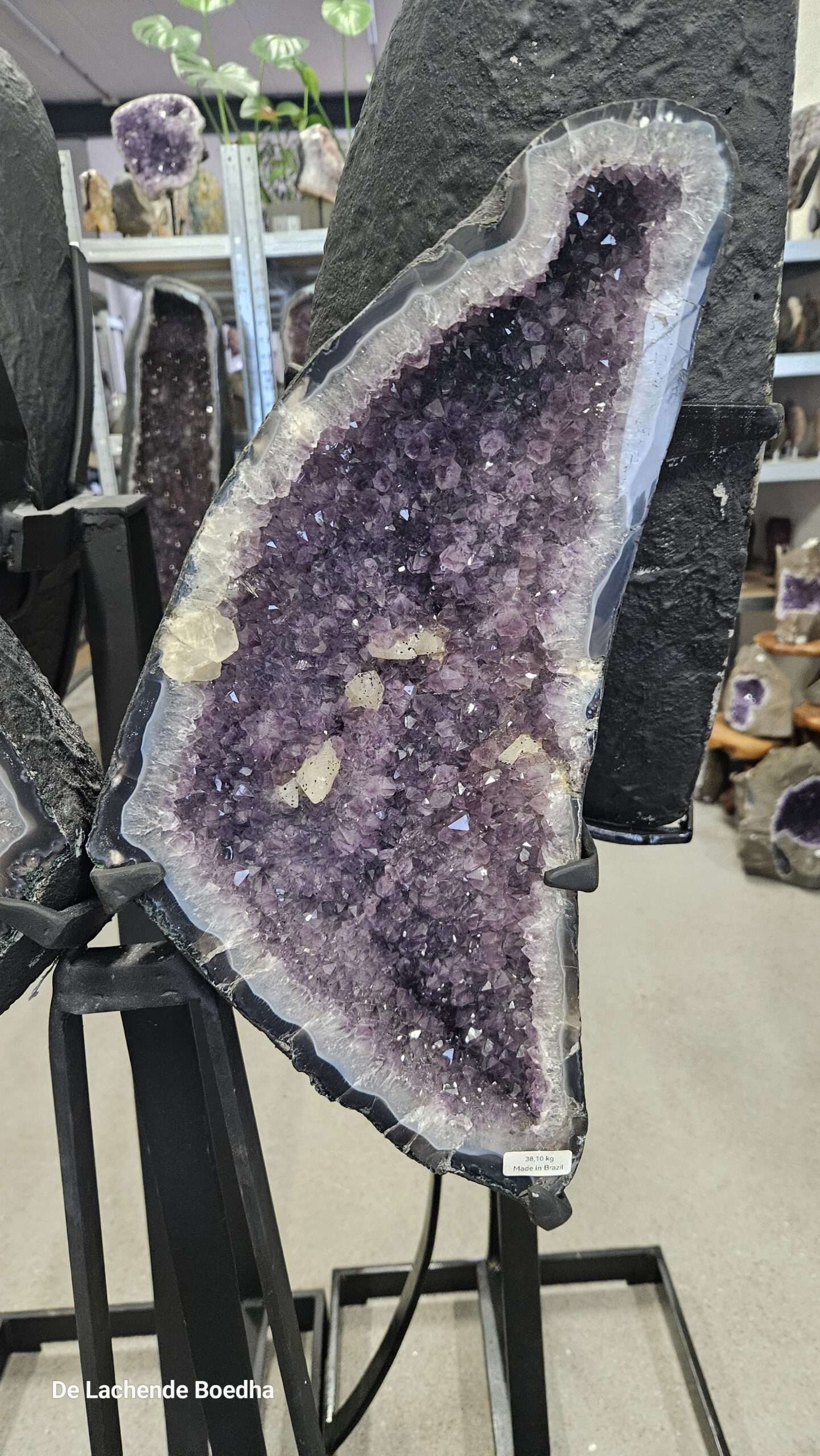 Amethist vlinder op standaard - Afbeelding 3