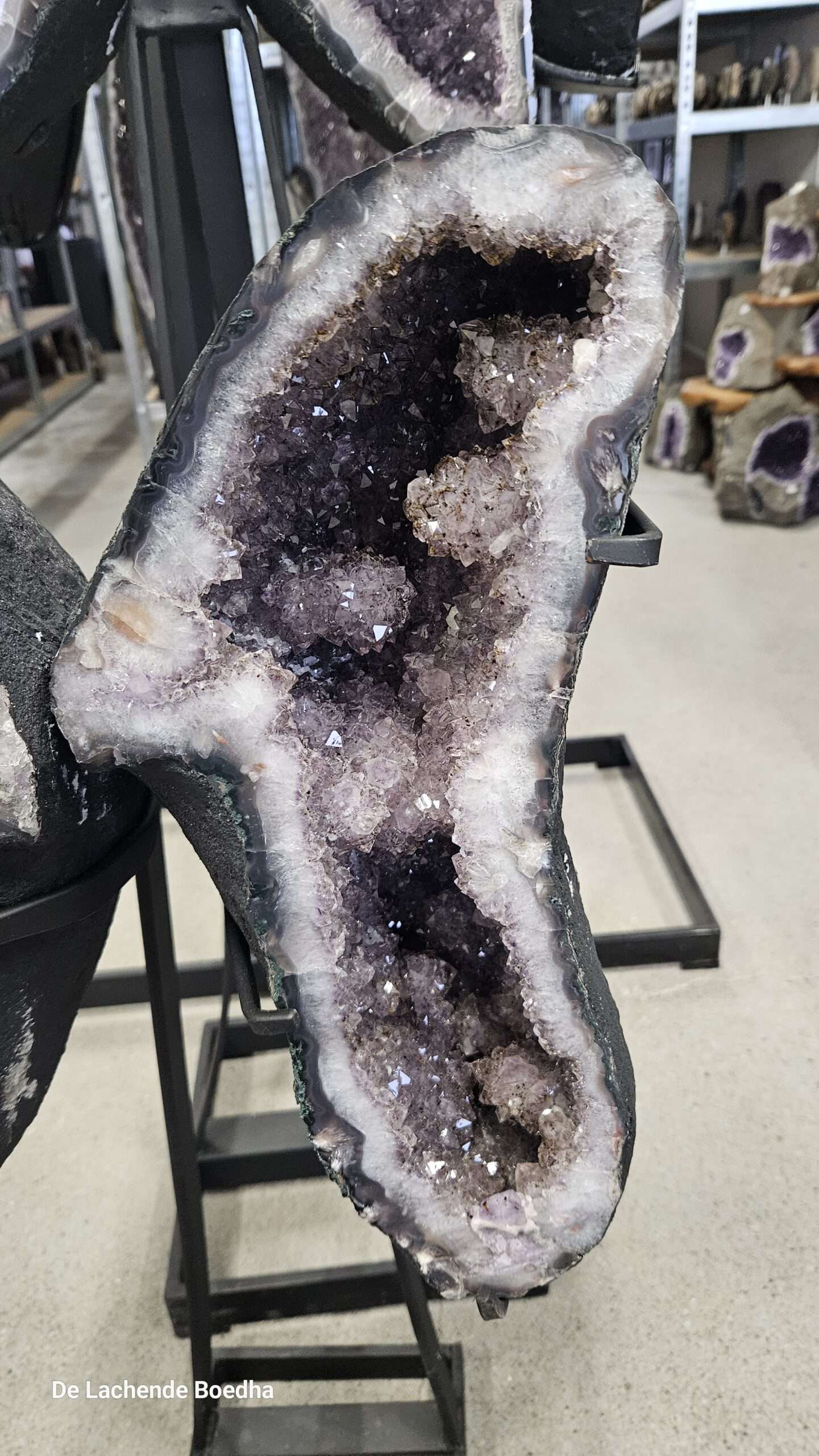 Amethist vlinder op standaard - Afbeelding 3