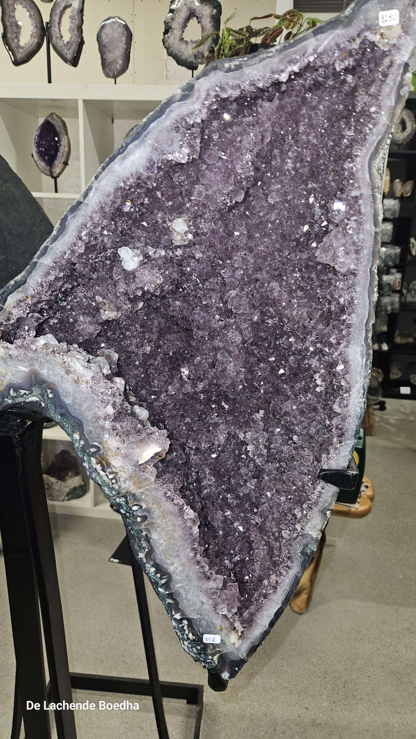 Amethist vlinder op standaard - Afbeelding 3