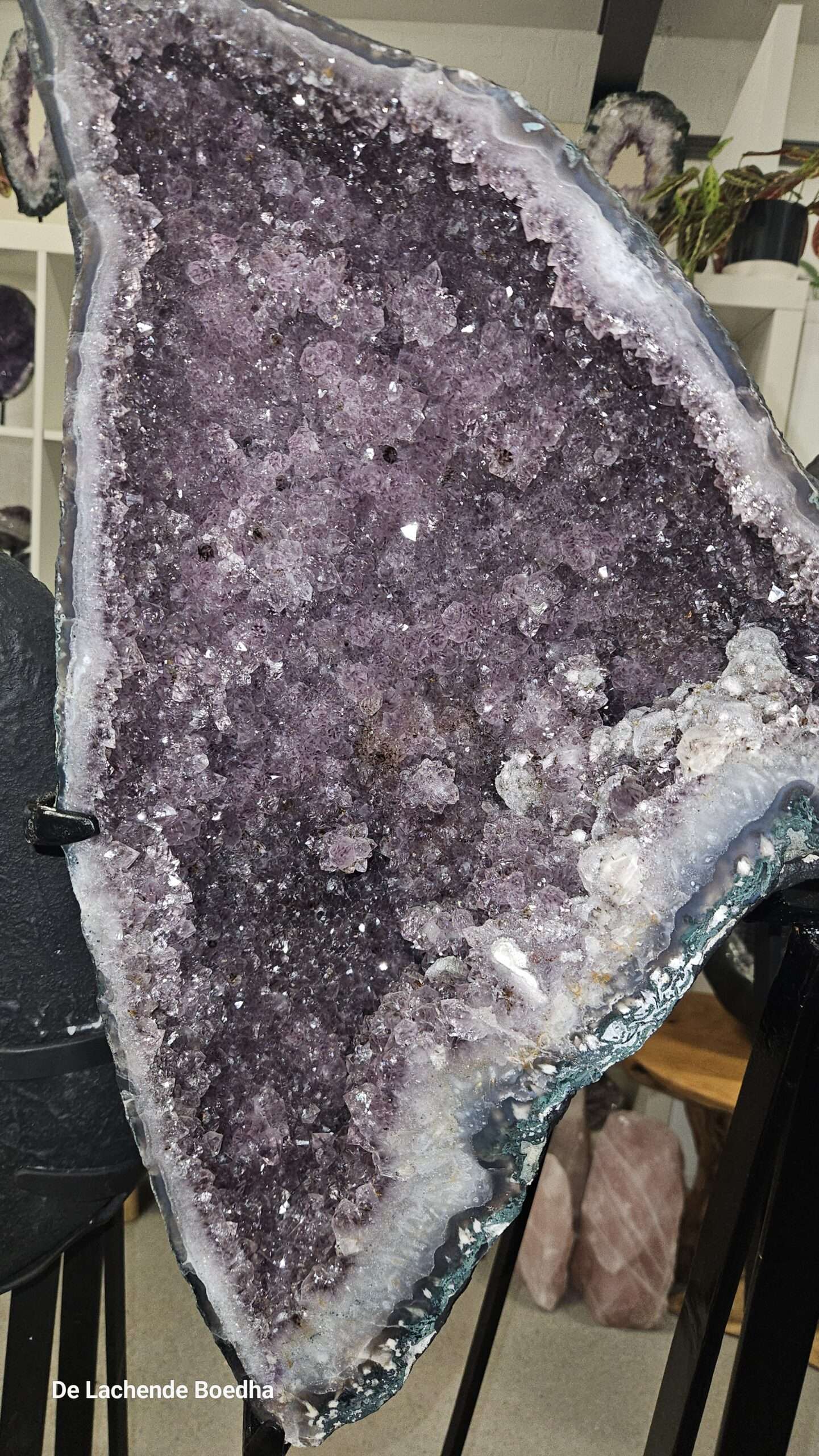 Amethist vlinder op standaard - Afbeelding 2