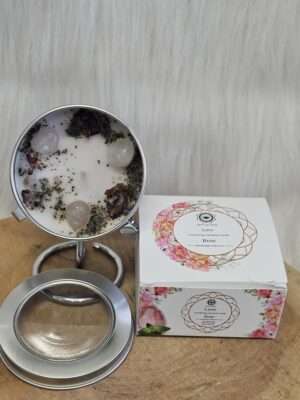 Edelsteenkaars Liefde Roos