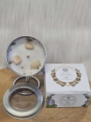 Edelsteenkaars Innerlijke Groei Mint