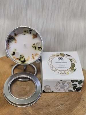 Green Tree edelsteenkaars spirituele balans jasmijn